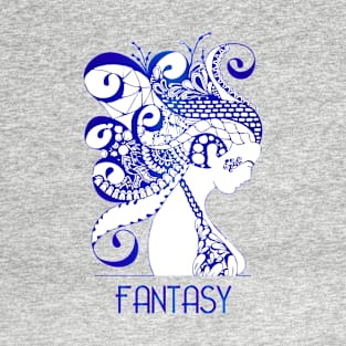 Fantasy Woman (Blue) T-Shirt